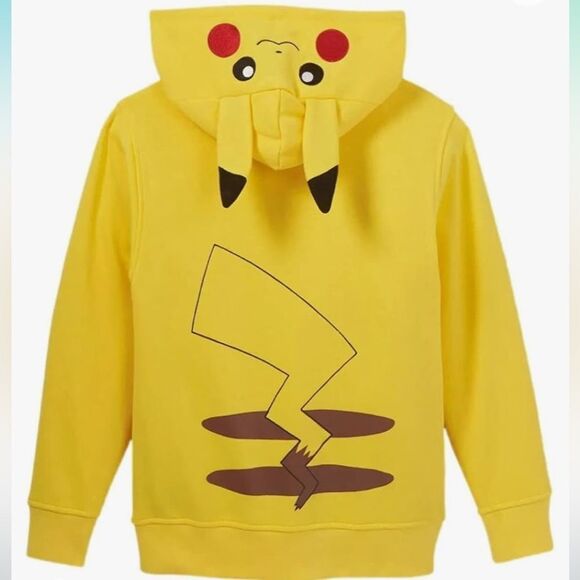 Pokemon Boys' Pikachu Costume Hoodie - Picture 2 of 6
